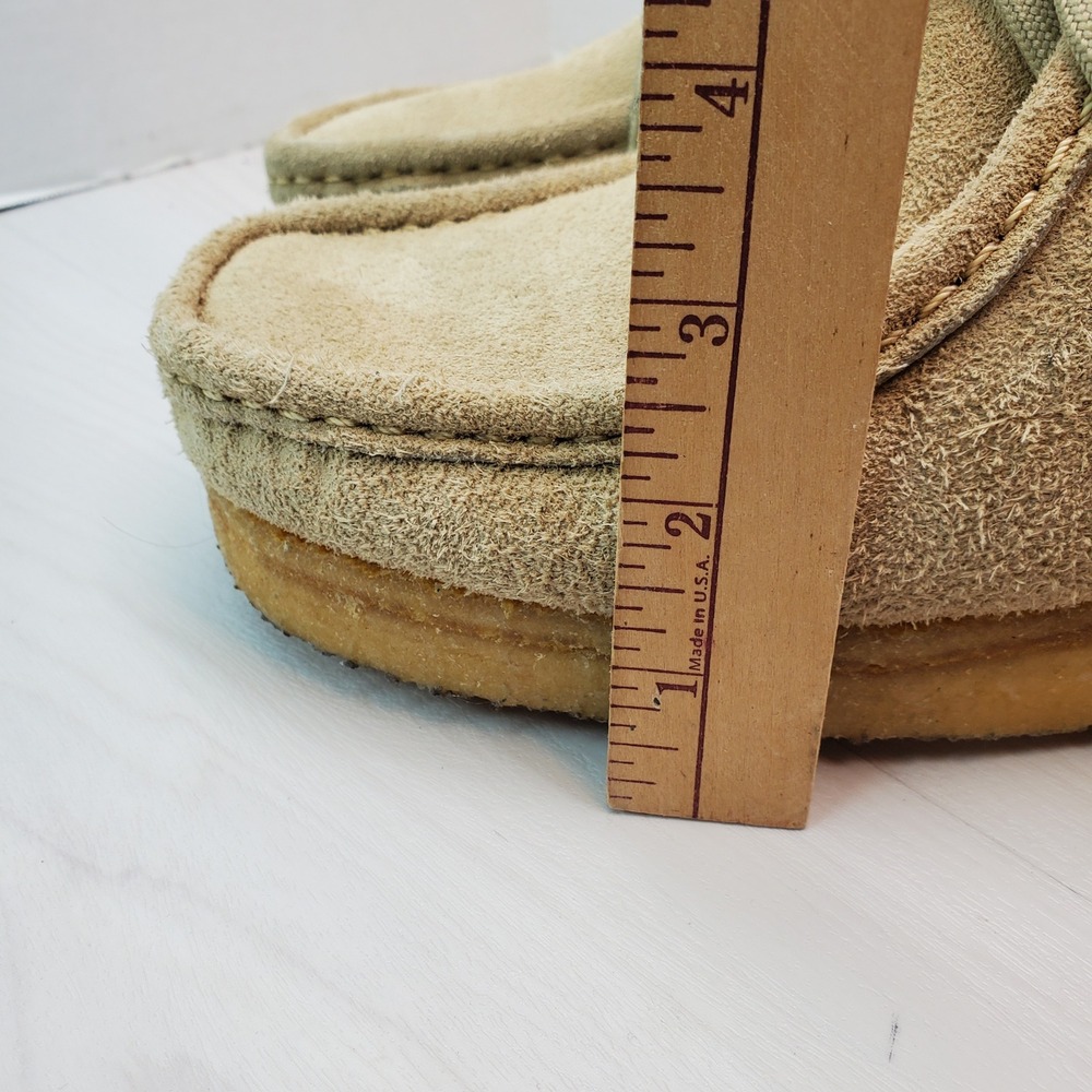 Chippewa Suede Leather Wallabee Boots Mens Tan 8 1/2 W Lace‎ Up Made in Mexico - Picture 8 of 15
